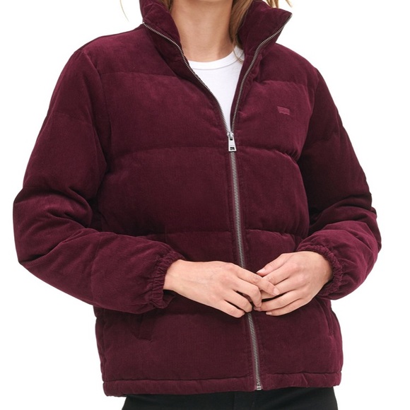 Levi’s Ladies Corduroy Puffer Jacket - Picture 12 of 13